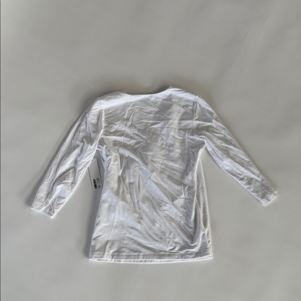 Soft Surroundings Alyssa Knit Top in White NWT - Picture 4 of 4